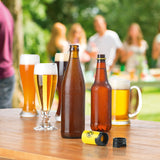 Taste Hero BVB Bier-Aufbereiter für echte Fans, Flaschenaufsatz für Glas- und PET-Flaschen, schützt vor Insekten und erhält frischen Biergeschmack.