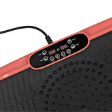 syltfit Vibrationstrainer Kompakt - 4-tlg. - koralle mit LC-Display, 99 Vibrationsstufen, Fernbedienung und rutschfestem Stand von Beatrice Egli.