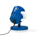 HSV LED-Motivstrahler - 7,5 Watt - blau mit Logo, wetterbeständig, rotiert das HSV-Logo mit zwei Geschwindigkeitsstufen, Indoor- und Outdoor-geeignet.