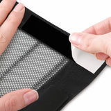 Hoberg Tür-Insektenschutz 100 x 210 cm mit selbstklebendem Klettverschluss, anthrazitfarben und flexibel zuschneidbar.