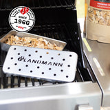 LANDMANN Selection Räucherchips Eiche 500 g im Grill Räucherbox für Geflügel, Rind und Schwein zum Aromatisieren beim BBQ