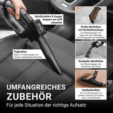 N8WERK Sprüh- und Waschsauger Deep Clean mit Sprühfunktion, Sauger, vielseitigem Zubehör für Polster, Teppiche und Hartböden.