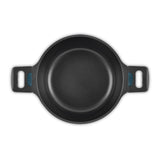 N8WERK Aluguss-Kochtopf 20 cm mit N8WERK Heat Indicator, 3-fach Ilag-Beschichtung, für alle Herdarten geeignet, Backofen bis 150 Grad.