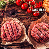 LANDMANN Butcher Paper 10m x 60cm Rolle Kraftpapier zum Grillen & Garen mit saftigem Fleisch auf Pergamentpapier und Tomaten.