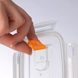 GOURMETmaxx Frischhaltedosen Klick-it mit Mikrowellenventil - 24-tlg. in bunten Farben, mit praktischem Mikrowellenventil.