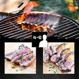 LANDMANN Holzkohle-Kugelgrill mit Grillrost, perfekt für 4-6 Personen, robuste Materialien und kompakte Bauweise.