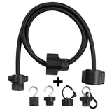 ModulFix - Multifunktionales Spanngummi-System Premium-Set mit verstellbarer Länge und vielseitigen Befestigungsoptionen.