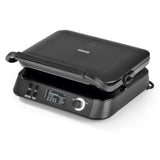 N8WERK Waffeleisen - Belgische Waffeln & Co. in unter 4 Min. mit LCD-Display, 5 Programmen und Antihaftbeschichtung.