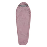 Where Tomorrow Camping Schlafsack Small & Light Mumienschlafsack in Rose, wasserabweisend, leicht, mit Konturkapuze und Packsack, 220x80x50 cm.