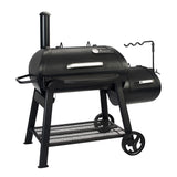 LANDMANN Smoker Vinson 400 schwarz, 18 Zoll Smoker mit 4-in-1 Funktion und emaillierten Grillrosten für optimales Smoken und Räuchern.