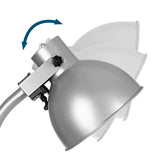 Hoberg Infrarot-Heizstrahler mit Standfuß, verstellbarer Lampenkopf bis ca. 50°, modernes Carbon-Infrarot-Heizelement.