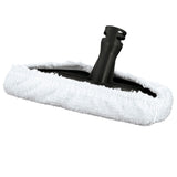 CLEANmaxx Dampfbesen - 5in1 Ersatz-Reinigungspad in Weiß für Boden- und Fensterreinigung, passend zum Dampfbesen limegreen/weiß.