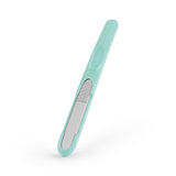 MIWIAM Nagelfeile für Finger- und Fußnägel in Mint, rostfrei, flexibel, hygienisch und mit grober und feiner Gitterstruktur.