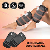MAXXMEE Venen-Massagegerät mit Wärmefunktion, 2 Intensitätsstufen, luftkomprimierende Massage für Arme und Beine, schwarz.