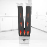 CLEANmaxx Bügler-Aufsatz für Hosen - silber/weiß zum automatischen Trocknen und Bügeln von Hosen in einem Schritt.