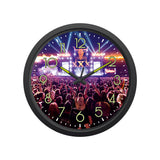 W:O:A Wanduhr "Glow in the dark" mit leuchtenden Ziffern und Zeigern, Wacken Festival Motiv, Ø 34 cm, batteriebetrieben.