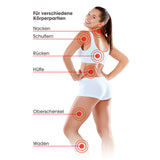 VITALmaxx Shiatsu-Massagematte grau mit 5 Programmen für Nacken, Schultern, Rücken, Hüfte, Oberschenkel und Waden Massage.