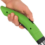 MAXXMEE Akku-Rasentrimmer - 1200 mAh - grün mit ergonomischem Griff für komfortable und kabellose Rasentrimmung.