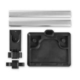 MAXXMEE Standhalterung für die Clever Clean Serie schwarz, einfache Aufstellung ohne Bohren, kompatibel mit Netzteil und Akku-Sauger.