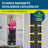 HOBERG Insektenschutzvorhang für Wohnwagen mit XXL-Magnetbändern, lückenlos schließend, 60 x 195 cm, für insektenfreien Campingkomfort.