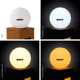 Hertha BSC LED-Dekosäule Rost-Optik mit Leuchtkugel - 84 cm - braun, akkubetrieben, 3 Lichtmodi, indoor/outdoor.