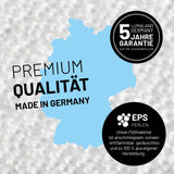 LUMALAND Luxury Fluffy Sitzsack stylischer Webplüsch Beanbag 120L Füllung mit Premiumqualität Made in Germany und EPS Perlenfüllung.