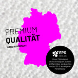 LUMALAND Indoor Outdoor Sitzhocker 25 x 45 cm mit 100% made in Germany EPS-Perlenfüllung für langlebigen Komfort.