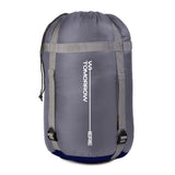 Where Tomorrow Camping Schlafsack Classic Mumienschlafsack Dunkelblau im kompakten Packsack 230x80x55 cm wasserabweisend und atmungsaktiv