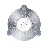 Abfluss-Fee Dusche 1x Verschlussstopfen, 2x Duftstein Zitrone/Apfel & 2x Haarfänger mit 3 Saugnäpfen für besseren Halt und einfache Montage.