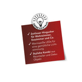 MAXXMEE LED-Raumtrenner aus 12 Zweigen mit LED, 150 cm, weiß, stilvoller Raumteiler mit warmweißen LEDs und flexiblen Zweigspitzen.