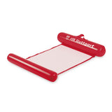 VfB Stuttgart Wasserhängematte mit Tragefunktion 119 cm rot, aufblasbare Nacken- und Kniestütze, offizielles Lizenzprodukt