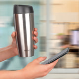 BEEM COFFEE2GO Thermobecher 400 ml, auslaufsicher, hält Getränke bis 3h warm oder kalt, ideal für Büro und unterwegs.