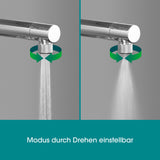 EASYmaxx Strahlregler für Wasserarmaturen 3,5cm aus Edelstahl mit zwei Modi für sparsamen Wasserverbrauch.