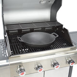 LANDMANN Modulus Grillrostsystem Triton 3.1/4.1 emailliert aus Gusseisen, modularer Basiseinsatz, vielseitig für Grillzubehör.