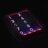 EASYmaxx Malpad Magic Glow - 20-tlg. - rot leuchtende Schreib- und Rechentafel mit 30 Motiven und wiederverwendbar.