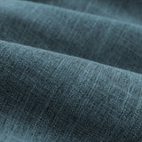LUMALAND Sitzsack Interior Line Aqua Detailaufnahme Stoffstruktur Leinenoptik für Komfort-Sitzkissen.