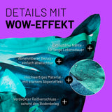 LUMALAND Sitzsack Classic XXL (380 L) mit abnehmbarem, wasserabweisendem Bezug, extrastarken Nähten und verdecktem Reißverschluss.