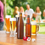 Taste Hero FCB Bier-Aufbereiter für echte Fans, passend für Glas- und PET-Flaschen, hält Bier frisch und schützt vor Insekten.