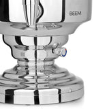 KATHARINA Samowar - 15 l elektrischer XL-Samowar aus Edelstahl mit Ablasshahn, 15 l Fassungsvermögen, für Tee und Wasser.