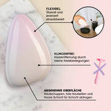 VITALmaxx Haarentferner 7x10,5 cm altrosa mit klingenfreier Anwendung für sanfte, schichtweise Haarentfernung durch kleine Kreisbewegungen.