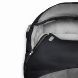 Where Tomorrow Camping Schlafsack Classic Mumienschlafsack grau-schwarz mit wasserabweisendem Außenmaterial und Komfortinnenfutter.