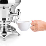 BEEM ODESSA+ Samowar - 3 L edler Edelstahl-Samowar mit berührungslosem Dispenser und 3 l Fassungsvermögen für Tee und Wasser.