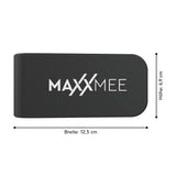 MAXXMEE Fahrrad-Wandhalterung Universal schwarz/weiß, kompakt, Maße 12,5 x 6,9 cm, praktische Wandbefestigung für Fahrräder.