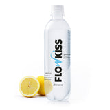 FLOWKISS Koffeinhaltiges Wasser - 12er-Set mit Zitronengeschmack, kohlensäurehaltig, zuckerfrei und koffeinhaltig, 0 Kalorien.