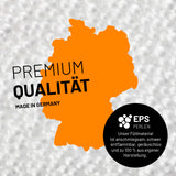 LUMALAND Sitzsack Lounge (320 L) mit hochwertigen EPS-Perlen, langlebig, made in Germany, ideal für Indoor und Outdoor Gebrauch, rot.