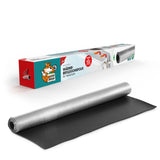 EASYmaxx Wärme-Reflexionsfolie zuschneidbar 70x100cm silber reduziert Wärmeverlust zwischen Wand und Heizkörper.