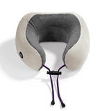 VITALmaxx Massagekissen Nacken 3V anthrazit/grau, weich, kabellos, mit 2 Vibrationsstufen für gezielte Massage im Nackenbereich.