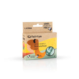 fairtye Scrunchie - mint aus Bio-Baumwolle und Naturkautschuk, ohne Metall, elastisch und plastikfrei für starken Halt.