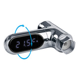MAXXMEE Thermometer für Wasserarmaturen - chromfarben mit LED-Temperaturanzeige und einfacher Montage ohne Werkzeug.