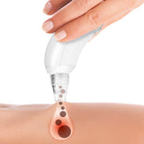 VITALmaxx Porenreiniger - weiß, 4 Aufsätze, entfernt Unreinheiten effektiv für reine Gesichtshaut, kabelloser Betrieb, Mikrodermabrasion.